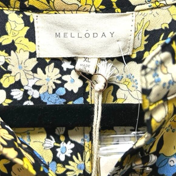 NWT Melloday Women’s Floral Print Hi-Low Maxi Dress Size XL - Picture 10 of 10